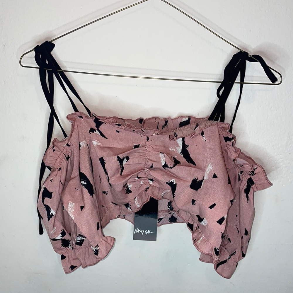 Pink crop top